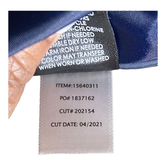 Torrid Blue Puffer Jacket Water and Wind Resistant - Picture 4 of 7